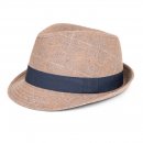 A1817- MENS CHECKED TRILBY