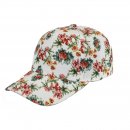 A1826- LADIES FLOWER PRINT BASEBALL CAP