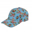 A1826- LADIES FLOWER PRINT BASEBALL CAP