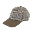 A1833- MENS CHECKED BASEBALL CAP