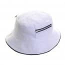 Wholesale 2-tone adults bush hat in white and navy