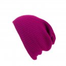 A1941 - LADIES RIBBED, OVERSIZED BAGGY BEANIE HAT