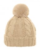 A2002- PK OF 12- KNITTED BOBBLE HAT WITH INSIDE LINING