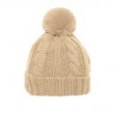 A2002- PK OF 12- KNITTED BOBBLE HAT WITH INSIDE LINING