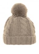 A2003- PK OF 12- KNITTED BOBBLE HAT WITH INSIDE LINING