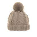 A2003- PK OF 12- KNITTED BOBBLE HAT WITH INSIDE LINING