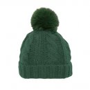 A2003- PK OF 12- KNITTED BOBBLE HAT WITH INSIDE LINING