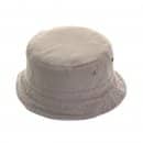 Reversible bucket hat with airholes in plain colour scheme