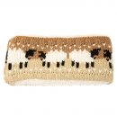 A2010- LADIES SHEEP KNITTED HEADBAND WITH TEDDY LINING