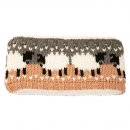 A2011- LADIES SHEEP KNITTED HEADBAND WITH TEDDY LINING
