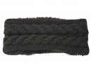 A2015- LADIES KNITTED HEADBAND WITH TEDDY BEAR LINING