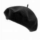 Wholesale black womens beret developed from wool felt
