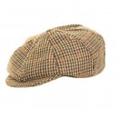 Wholesale 8-Panel tweed flat cap