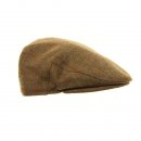 Wholesale Teflon coated quality flat cap in large size and third tweed colour