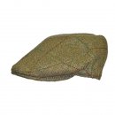 Wholesale Teflon coated quality flat cap in medium size and second tweed pattern