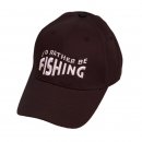 Wholesale black baseball cap with 'I'd rather be fishing'