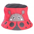 Wholesale babies novelty ladybird bush hat developed from cotton