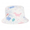 Wholesale pink and blue dino print bucket hat developed from cotton
