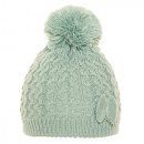 B336- BABIES KNITTED BOBBLE HAT- INSIDE LINING