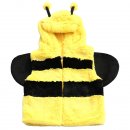 Wholesale childrens furry bee gilet