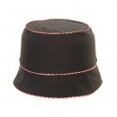 Bulk kids sailors cotton bucket hat with the plain black design