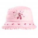 Wholesale girls bush hat with ballerina design in pink