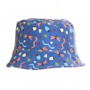 Wholesale blue bush hat with mini beasts design