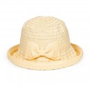 C690- GIRLS GINGHAM TURN UP BRIM SUN HAT