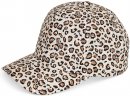 C717- GIRLS LEOPARD PRINT BASEBALL CAP