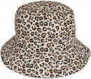 C724- GIRLS LEOPARD PRINT BUSH HAT