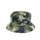 C745 - BOYS PLAIN/CAMO PRINT BUCKET HAT