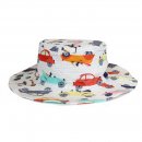 C748 - BOYS CAR PRINT BUCKET HAT