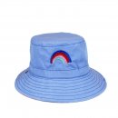 C759- GIRLS UNICORN/TIE DYE REVERSIBLE BUCKET HAT