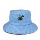 C760- BOYS PATTERN/ALIEN REVERSIBLE BUCKET HAT