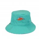 C761- BOYS SHARK/TIE DYE REVERSIBLE BUCKET HAT