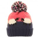 C775-  KIDS UNISEX SHEEP PRINT KNITTED BOBBLE HAT