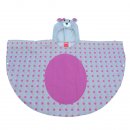 Wholesale childrens bunny poncho from the front