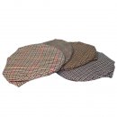 Assortment of mixed fibre flat caps in extra large size