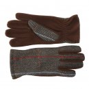 Wholesale ladies blue tweed gloves