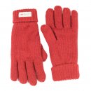 Wholesale ladies knitted thinsulate glove in red