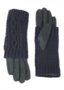 GL1298- PK OF 12 LADIES 2 IN 1 GLOVES- TOUCHSCREEN