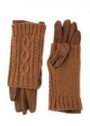 GL1299- PK OF 12 LADIES 2 IN 1 GLOVES- TOUCHSCREEN