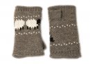 GL1301- LADIES KNIITED SHEEP CUFF GLOVES