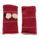 GL1308- LADIES KNIITED SHEEP CUFF GLOVES