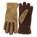 Wholesale dark green ladies tweed gloves