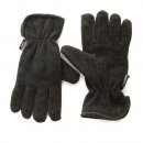 Wholesale mens dark grey anti pilling fleece thinsulate gloves