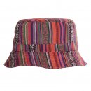 Wholesale Unisex Bush hat for adults with red stripe design