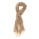 Wholesale beige bobble lightweight scarves