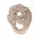 Wholesale grey lace knit lightweight scarf