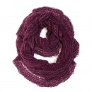 Wholesale purple lace knitted lightweight scarf